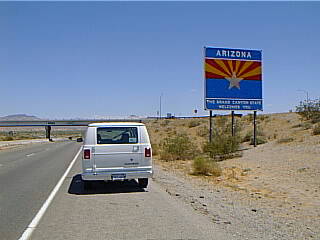 entering Arizona