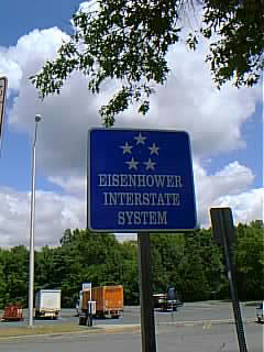 Eisenhower Interstate System sign
