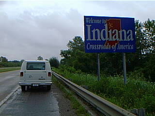 entering Indiana