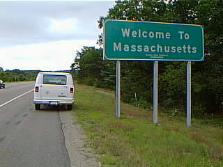 entering Massachusetts