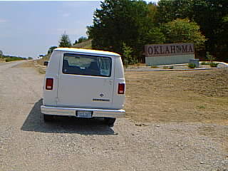entering Oklahoma