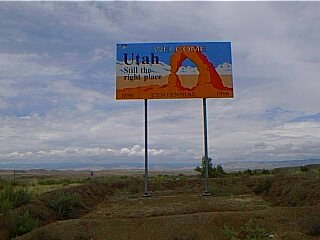 entering Utah