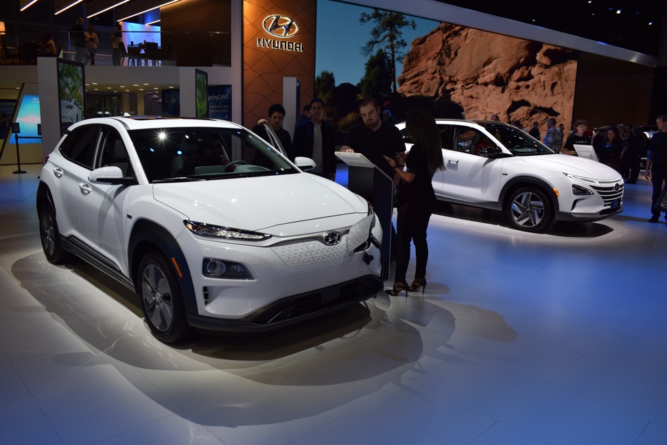 Hyundai Kona EV and Nexo FCV