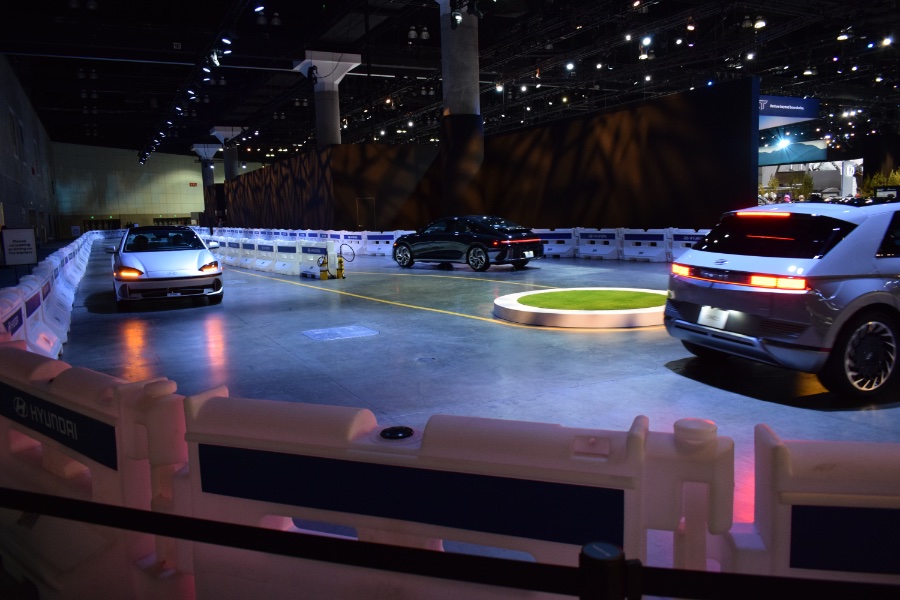 Hyundai Ioniq test track