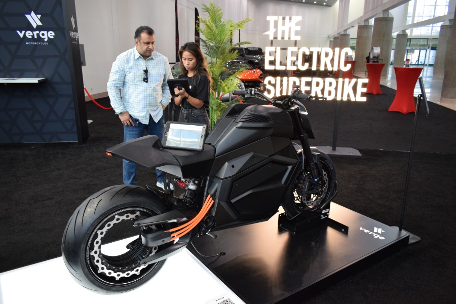 Verge electric motorcycle