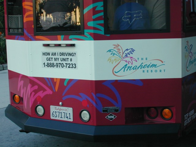 Propane-powered shuttle bus