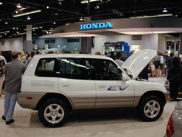 RAV4-EV and baseball game