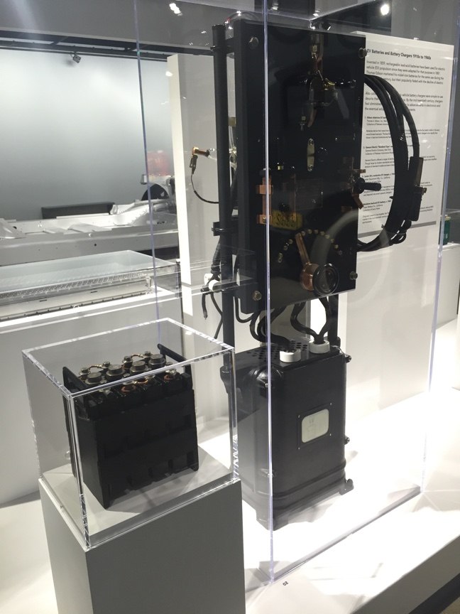 Old EV charger and battery