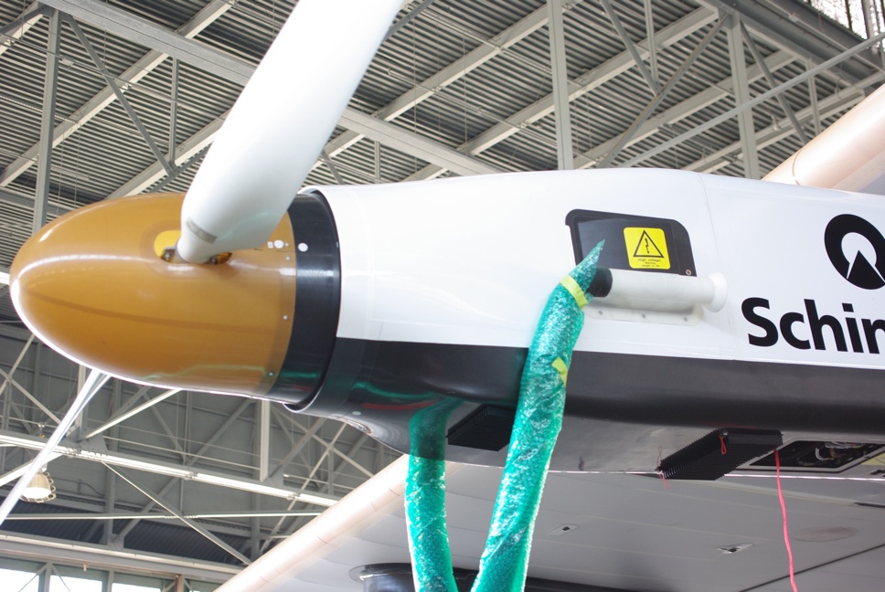 Close up of nacelle