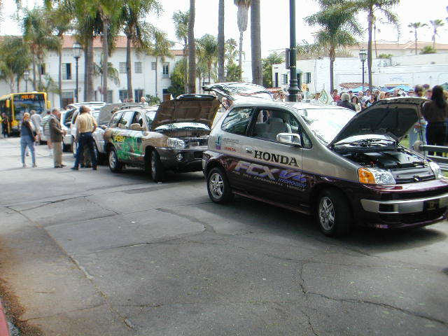 Parked at De La Guerra Plaza