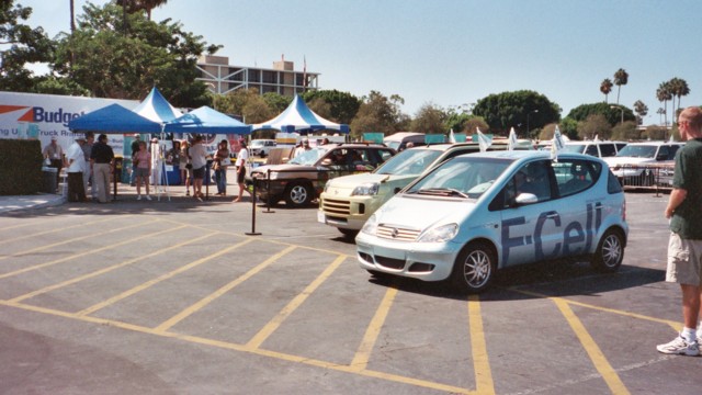 Lined up for test rides