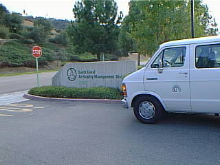 SCAQMD entrance sign