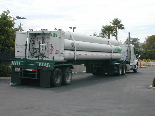 Hydrogen tank trailer