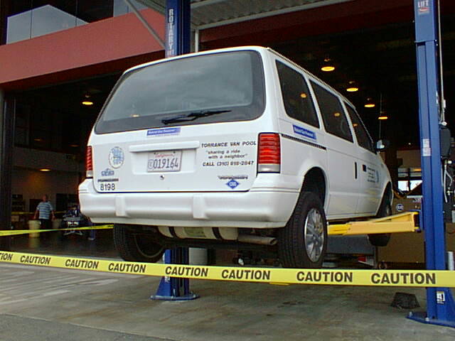Torrance Van Pool CNG vehicle