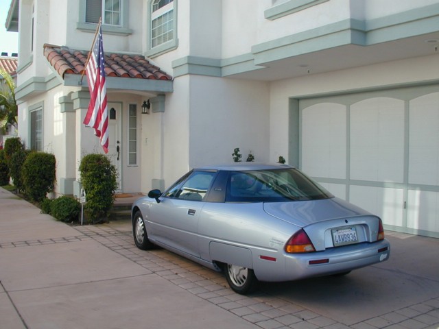 EV1 in our driveway