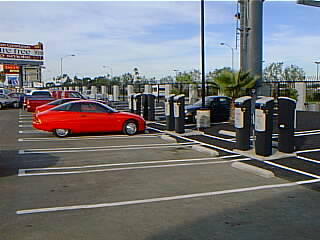 EV1s at EV Rental Cars chargers