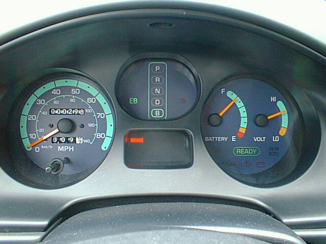 RAV4-EV instrument cluster
