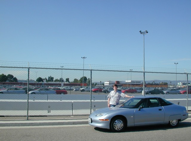 EV1 in front of "EV1 Death Row"