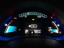 LEAF gauge cluster