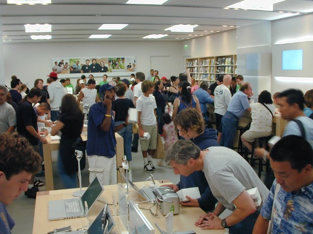 Looking toward back of store