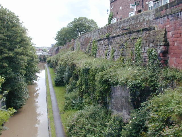 Chester wall and canal