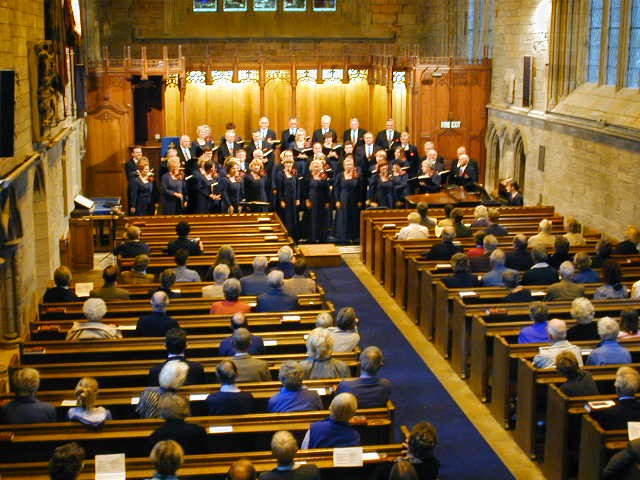 Formal concert at Dunkeld cathedral