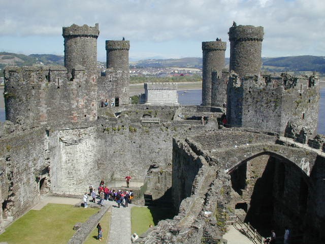 inside Conwy castle