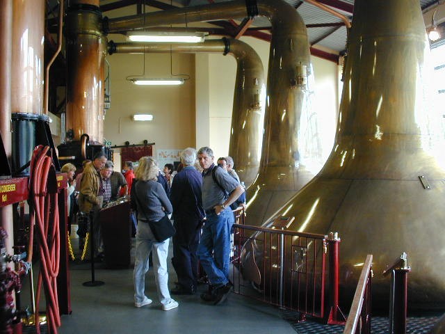 Stills at distillery