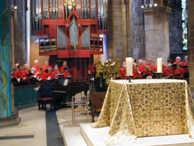 Informal concert in St. Giles cathedral