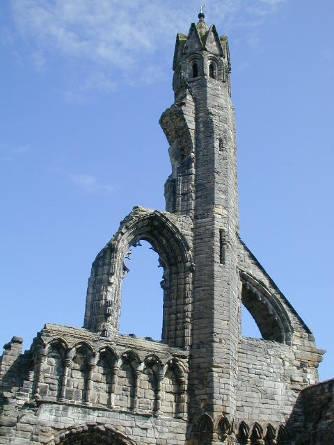 West wall of St. Andrews cathedral