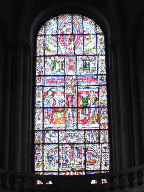 Window over altar in St. Peter's