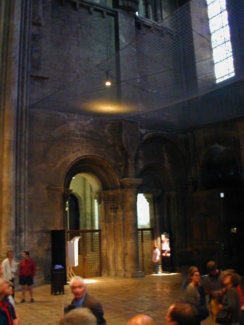 South tower, inside