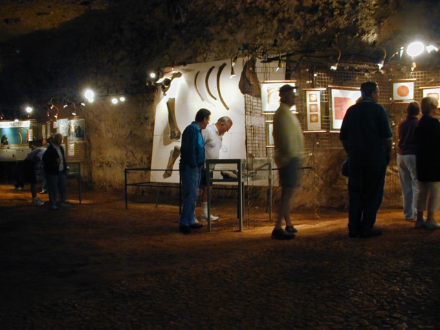 Display in cave