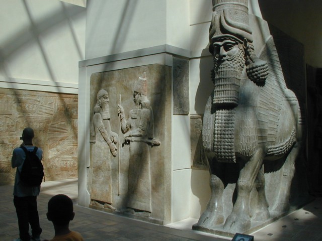Facade of palace of Sargon II