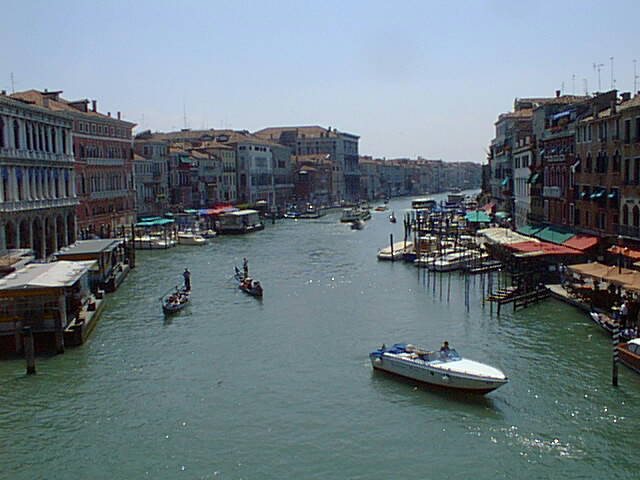 The Grand Canal from the Ponte Rialto