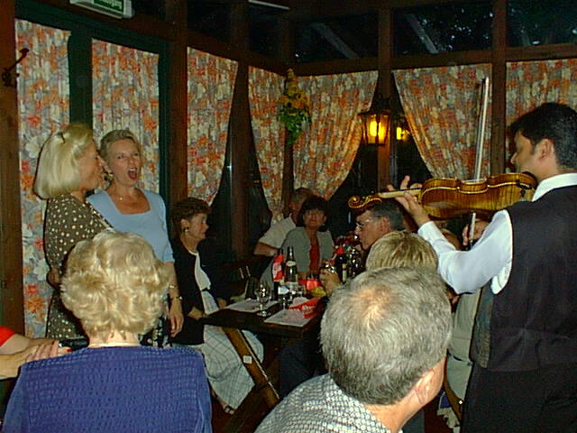 At the Weinschlössl in Grinzing