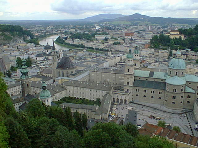 View of Salzburg from the fortress
