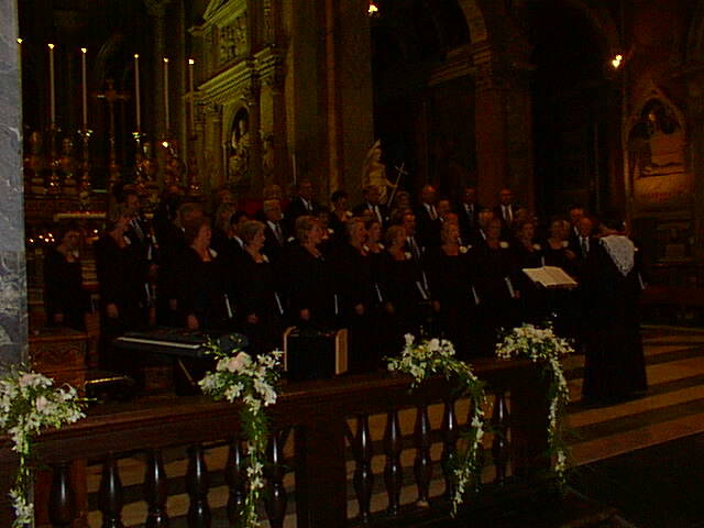 Singing in Santa Maria Sopra Minerva