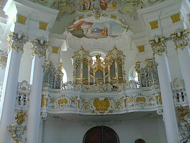 Organ at the Wieskirche
