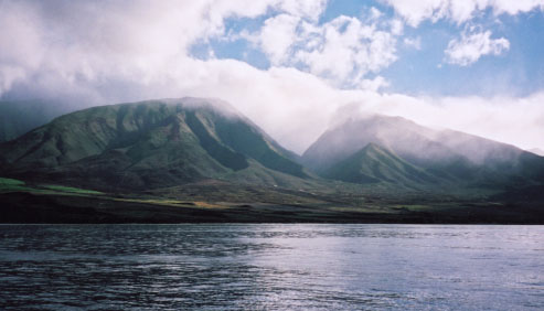 Off the west coast of Maui