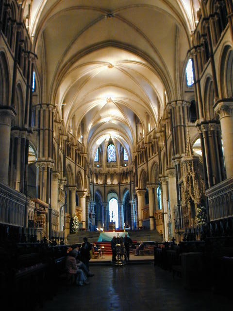 Inside Canterbury Cathedral