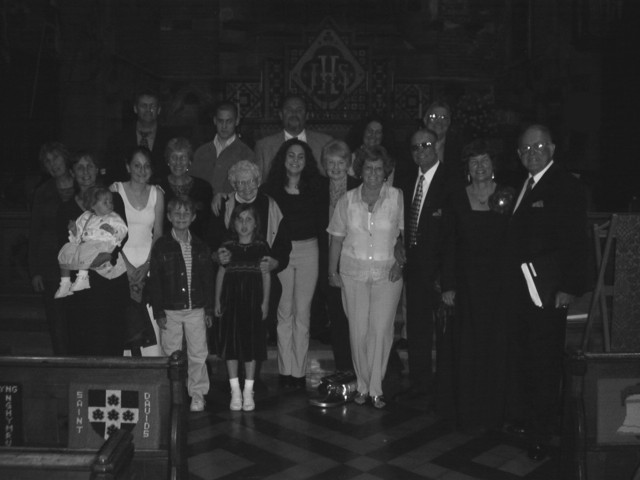 David Evans' family and friends