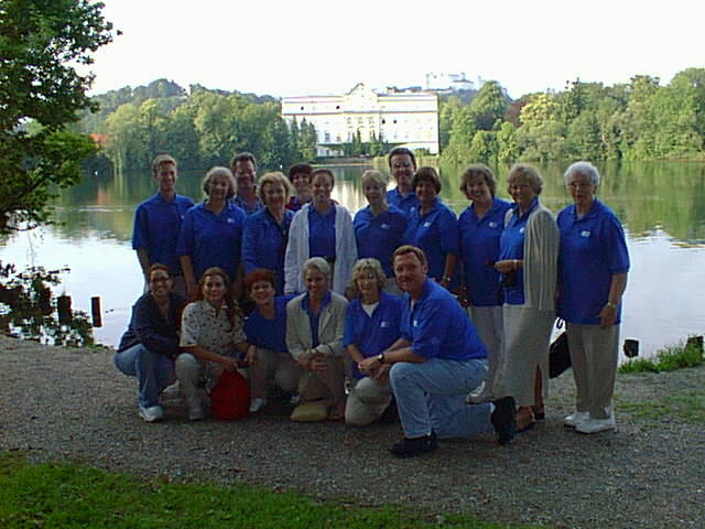 Sound of Music cast at Leopoldskron