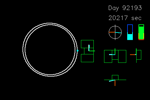 First frame of movie for orbit 115